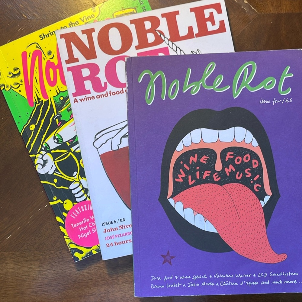 Vintage Issues of Noble Rot Magazine (3 copies) // Wine & Food